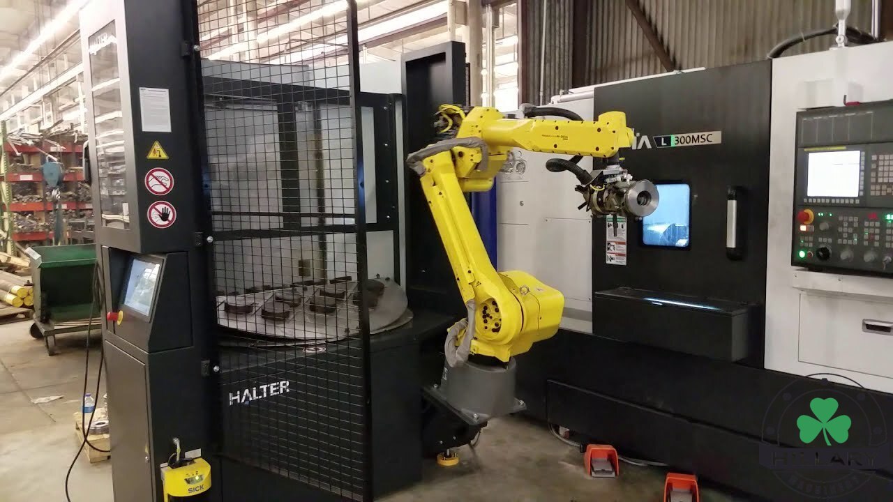 HALTER CNC AUTOMATION Universal Big 35/70 Robot Machine Tending Systems | Hillary Machinery
