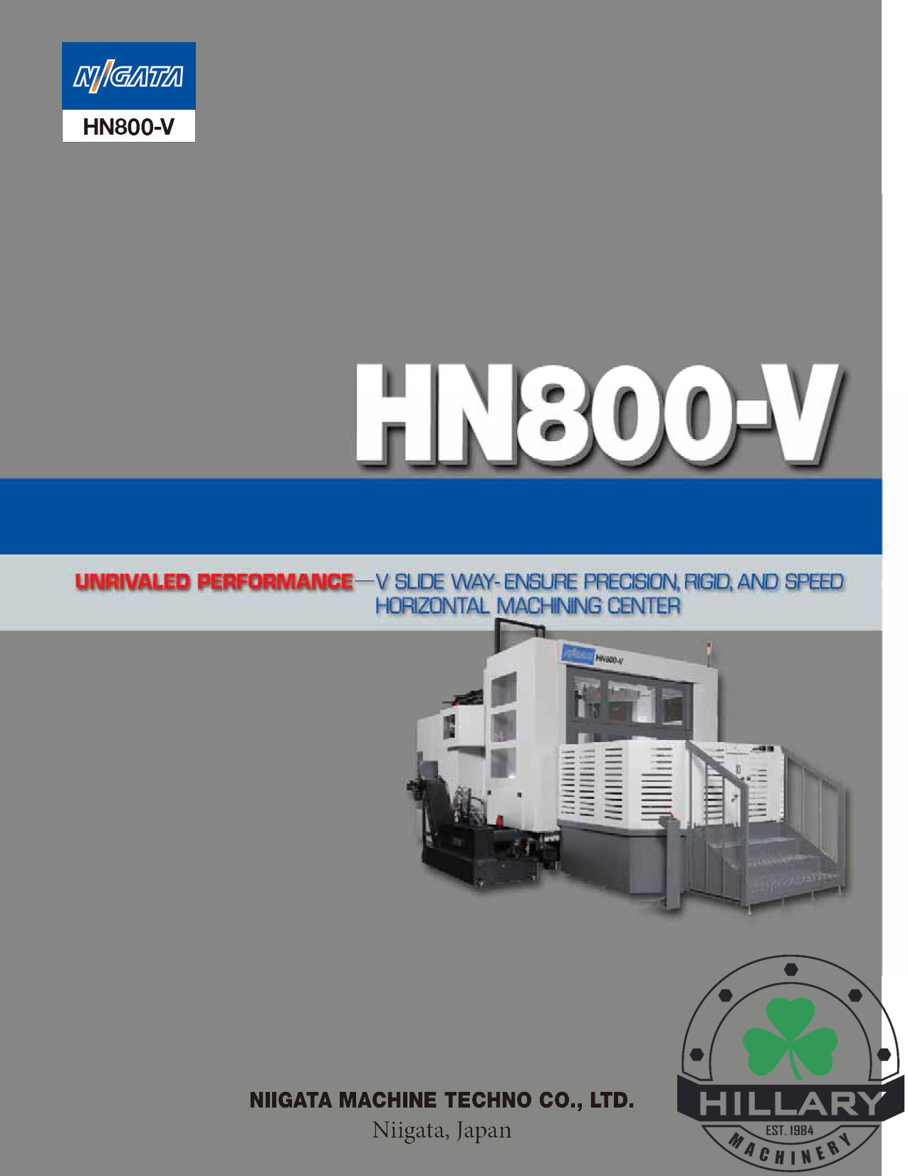 NIIGATA HN800V Horizontal Machining Centers | Hillary Machinery