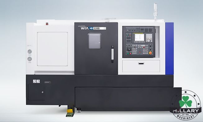 HYUNDAI WIA CNC MACHINE TOOLS HD2200M 3-Axis CNC Lathes (Live Tools) | Hillary Machinery Texas & Oklahoma